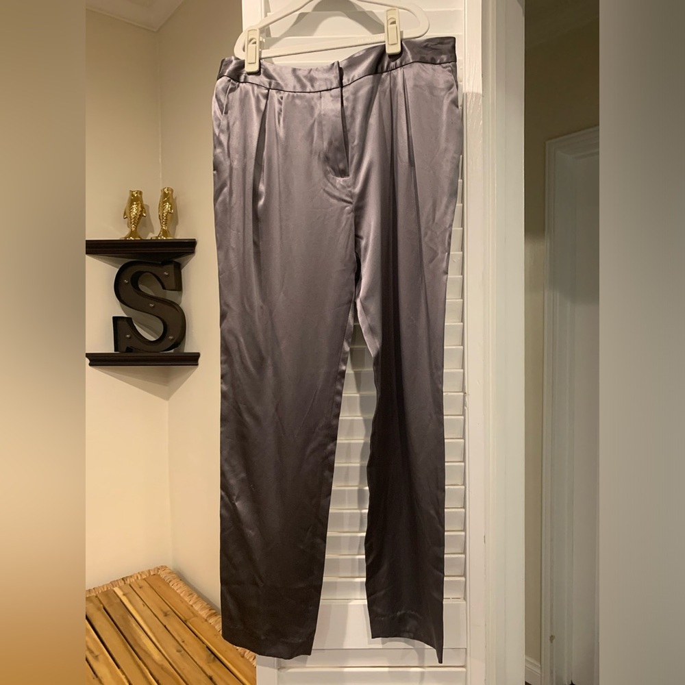 Women’s Gray silk Pants